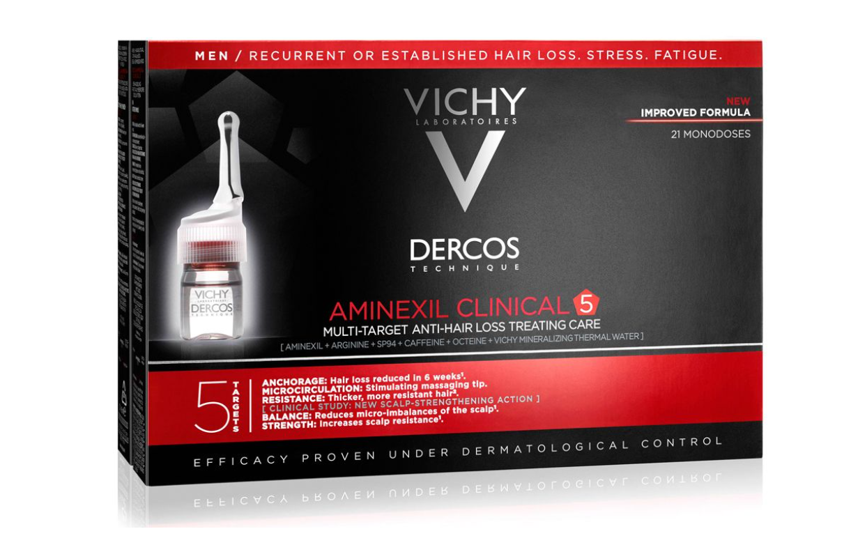 Vichy Dercos Aminexil Clinical 5 For Men 21 X 6 Ml